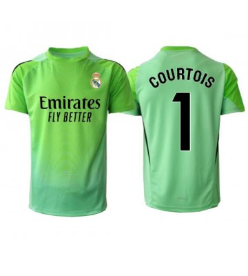 Real Madrid Thibaut Courtois #1 Målmand Udebanetrøje 2025-26 Kortærmet